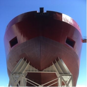 Protectapeel anti rust protecting a marine vessel