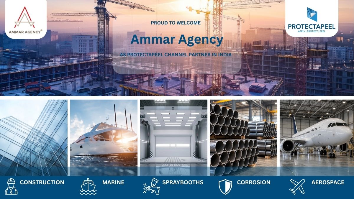 Banner introducing Ammar Agency as new channel partner for India