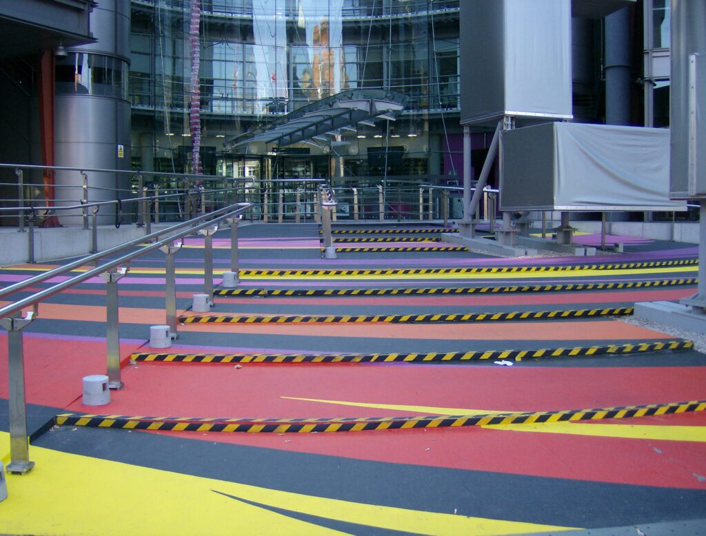 Channel 4 created a temporary art installation whilst protecting concrete using Protectapeel